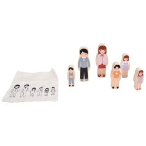 Zookabee Doll House Family Set 6pc