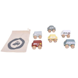 Zookabee Wooden Vehicle Car Set 6pc