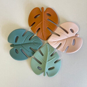 Tiger-Lily Silicone Leaf Teether