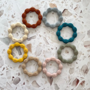 Tiger-Lily Silicone Ring Teether