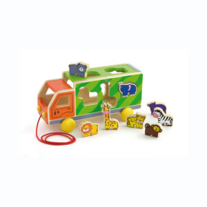 Viga Pull-Along Animal Shape Sorting Truck