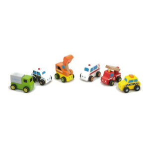 Viga Wooden Cars Set of 6