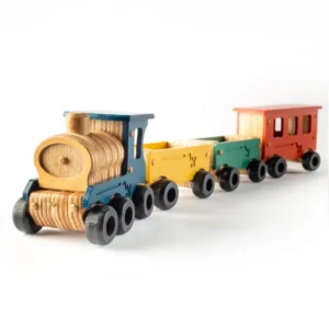 Woodinq Tjoeke Puff Train Set