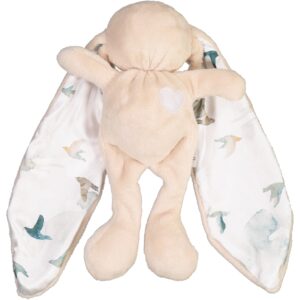 Tiger-Lily Stone Fleece Cuddle Bunny with Print Ears