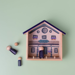 Grow Baby Lavender House Play Set